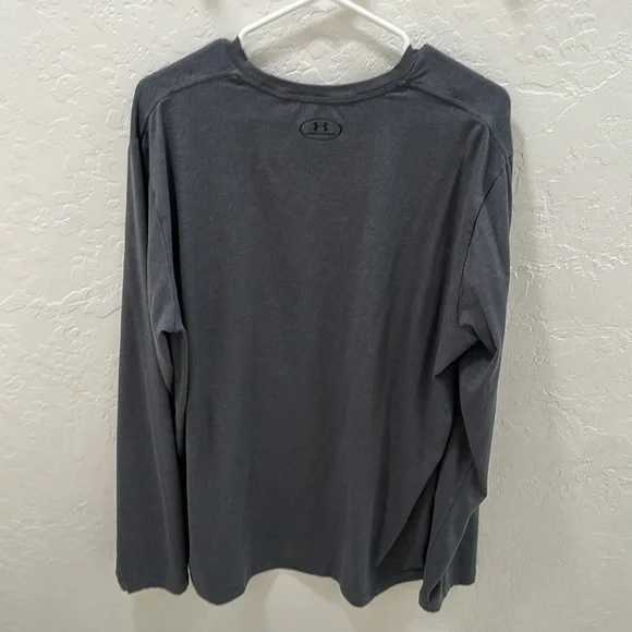 Under Armour Project Rock Gray Longsleeve Tee (XL) - Picture 2 of 4